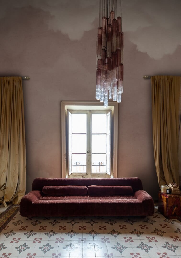 Fototapeta niebo Rebel Walls R20995 Sky of Clouds Pink Poetic