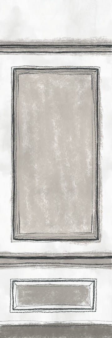 Mural inspirowany antycznymi ścianami śródziemnomorskich pałaców Elitis VP 961 05 Disegno Ortigia