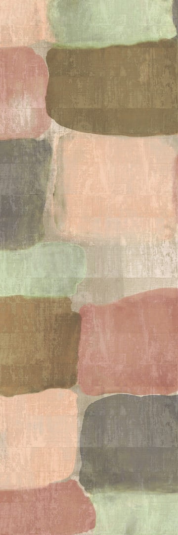 Mural abstrakcyjny na splocie z rafii Elitis VP 964 01 Palette Atelier D'artiste II