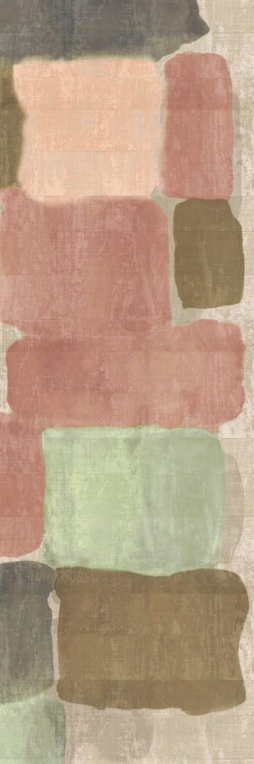 Mural abstrakcyjny na splocie z rafii Elitis VP 964 01 Palette Atelier D'artiste II