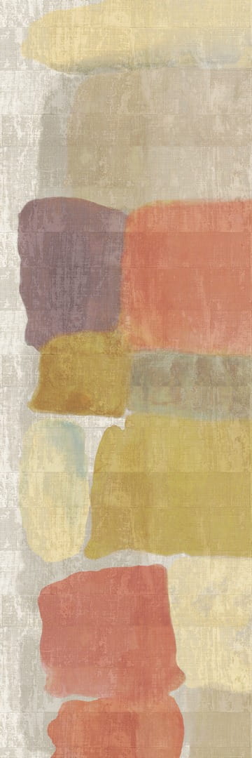 Mural abstrakcyjny na splocie z rafii Elitis VP 964 02 Palette Atelier D'artiste II