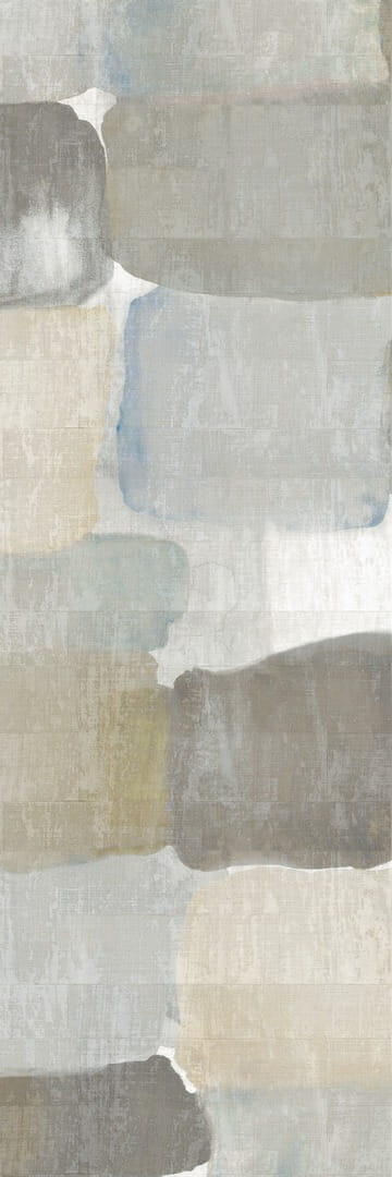 Mural abstrakcyjny na splocie z rafii Elitis VP 964 03 Palette Atelier D'artiste II