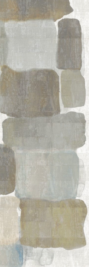 Mural abstrakcyjny na splocie z rafii Elitis VP 964 03 Palette Atelier D'artiste II