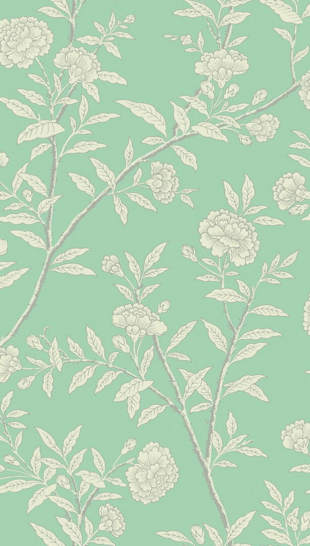Tapeta roślinna w stylu chinoiserie Cole & Son 127/3016 Roseberry Classics Collection Vol.I