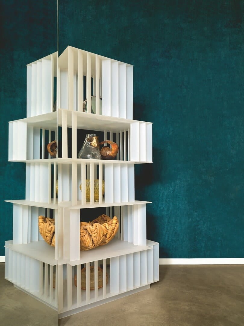 Tapeta tekstylna aksamit w prążki Elitis RM 1063 42 Garçonnière Alcove II