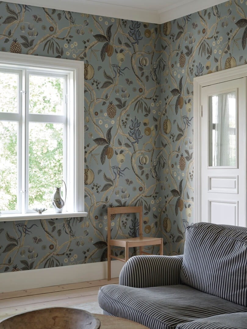 Fototapeta botaniczna Sandberg S10580 Tree of Life Mural Light Blue Herbarium