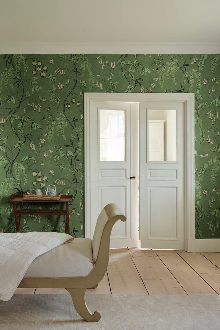 Fototapeta roślinne pnącza Sandberg S10585 Ottilia Green Herbarium