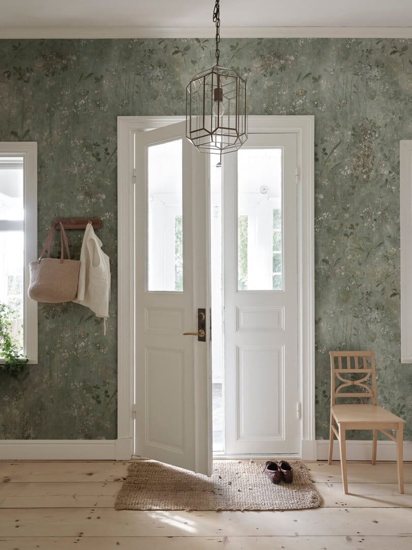 Fototapeta malarski ogród Sandberg S10606 Juni Sage Green Herbarium