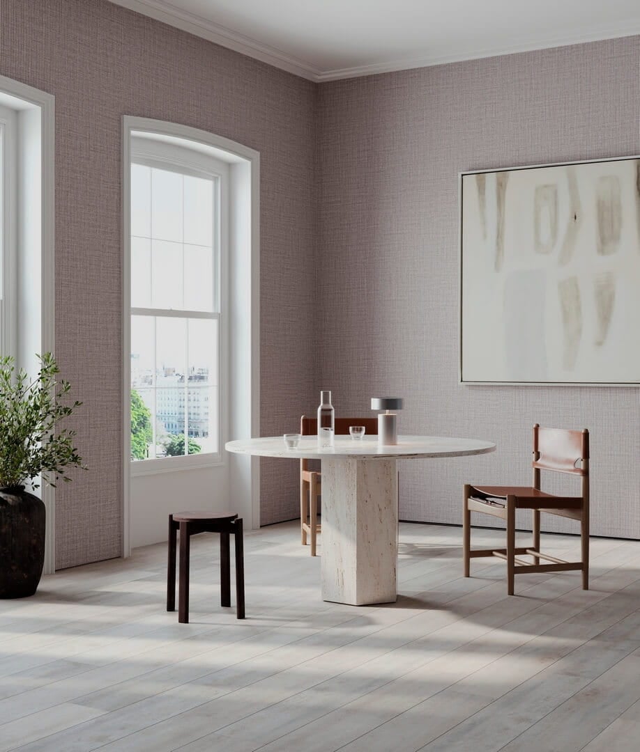 Tapeta imitująca płótno z efektem wełny Arte Lana 63503 Merino