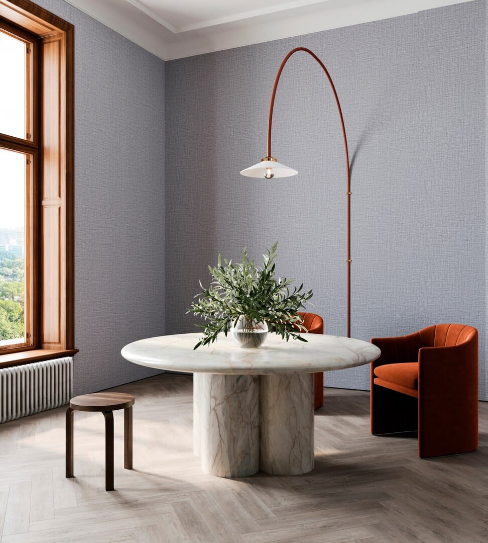 Tapeta imitująca płótno z efektem cienkiej wełny Arte Ovillo 63542 Merino