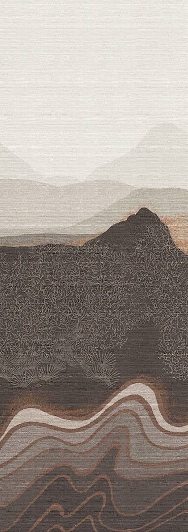 Mural abstrakcyjny pejzaż gór Masureel DGZON2032 Nebula Amazone