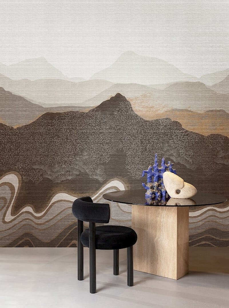 Mural abstrakcyjny pejzaż gór Masureel DGZON2032 Nebula Amazone