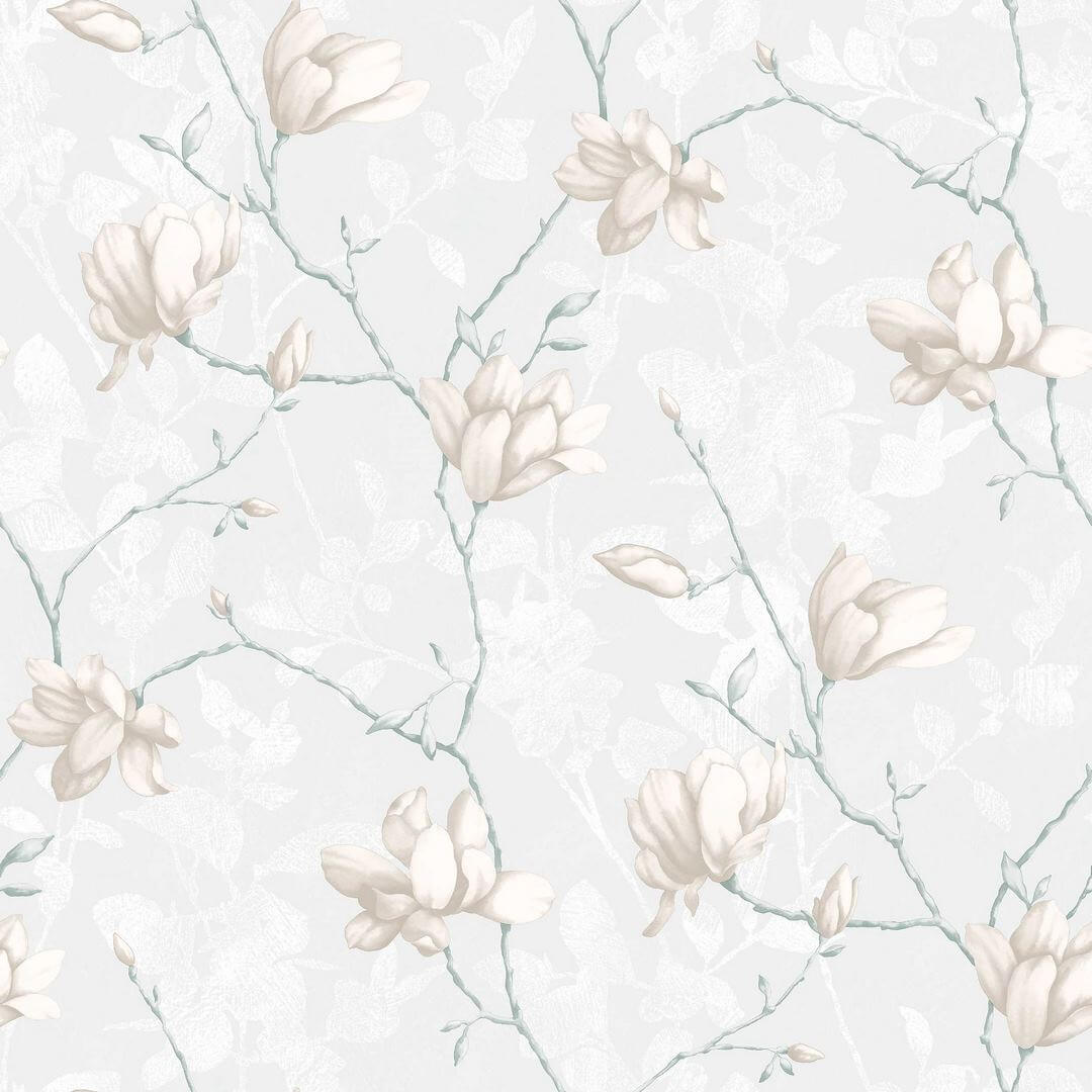 Tapeta kwiaty magnolii Boras Tapeter 7229 Lily Tree Adorn