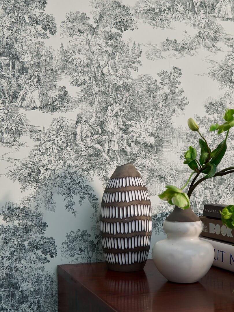 Tapeta scenki rodzajowe Boras Tapeter 7766 Toile de Jouy Adorn