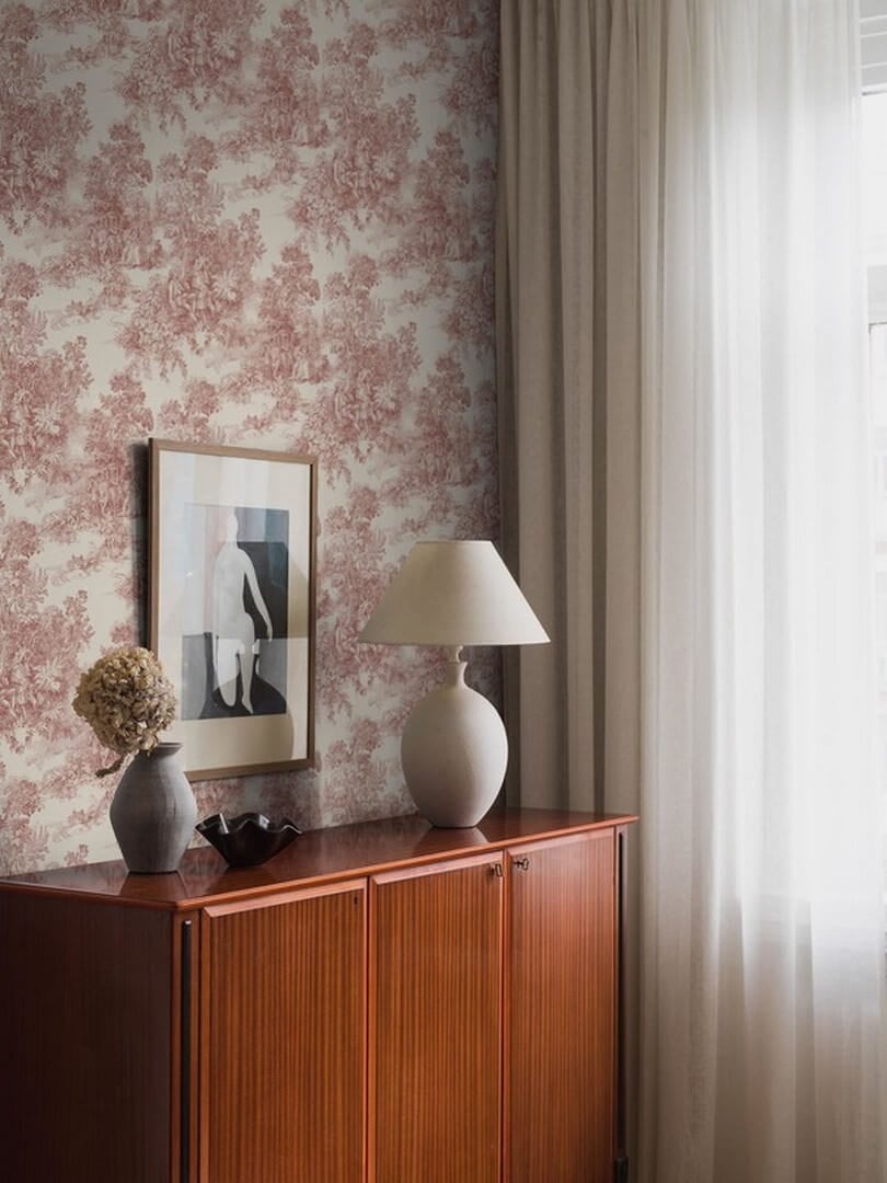 Tapeta scenki rodzajowe Boras Tapeter 7768 Toile de Jouy Adorn