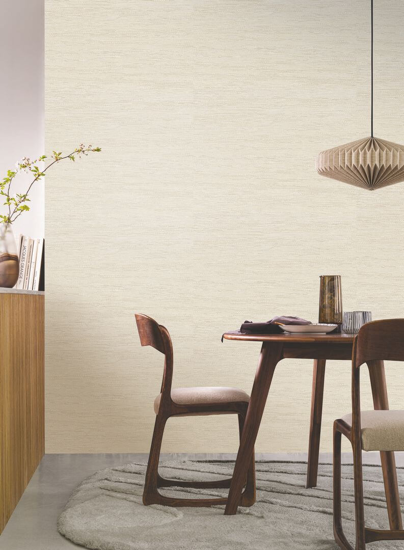 Tapeta płótno imitujące japońskie maty Casamance 75342242 Tatami Le Jacquard
