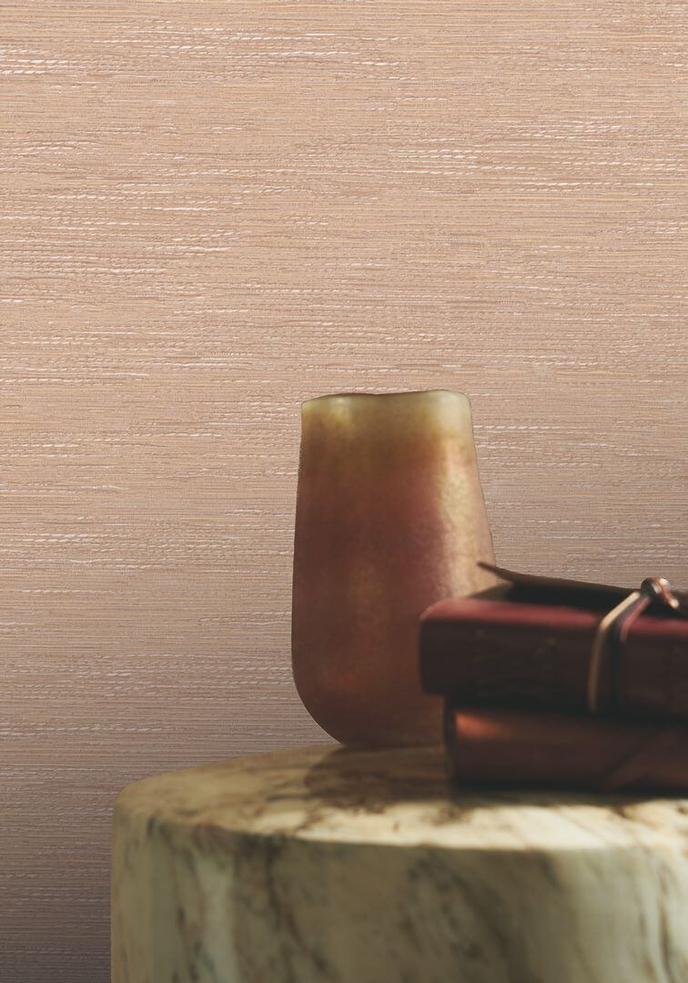 Tapeta płótno imitujące japońskie maty Casamance 75343262 Tatami Le Jacquard
