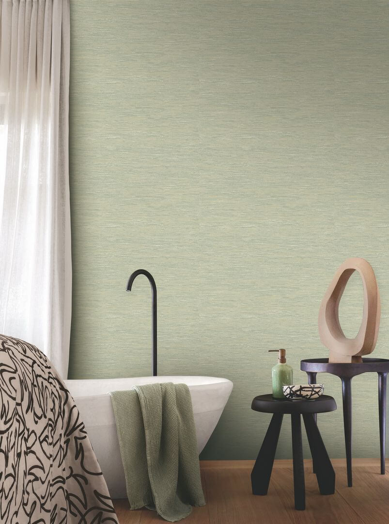 Tapeta płótno imitujące japońskie maty Casamance 75343364 Tatami Le Jacquard