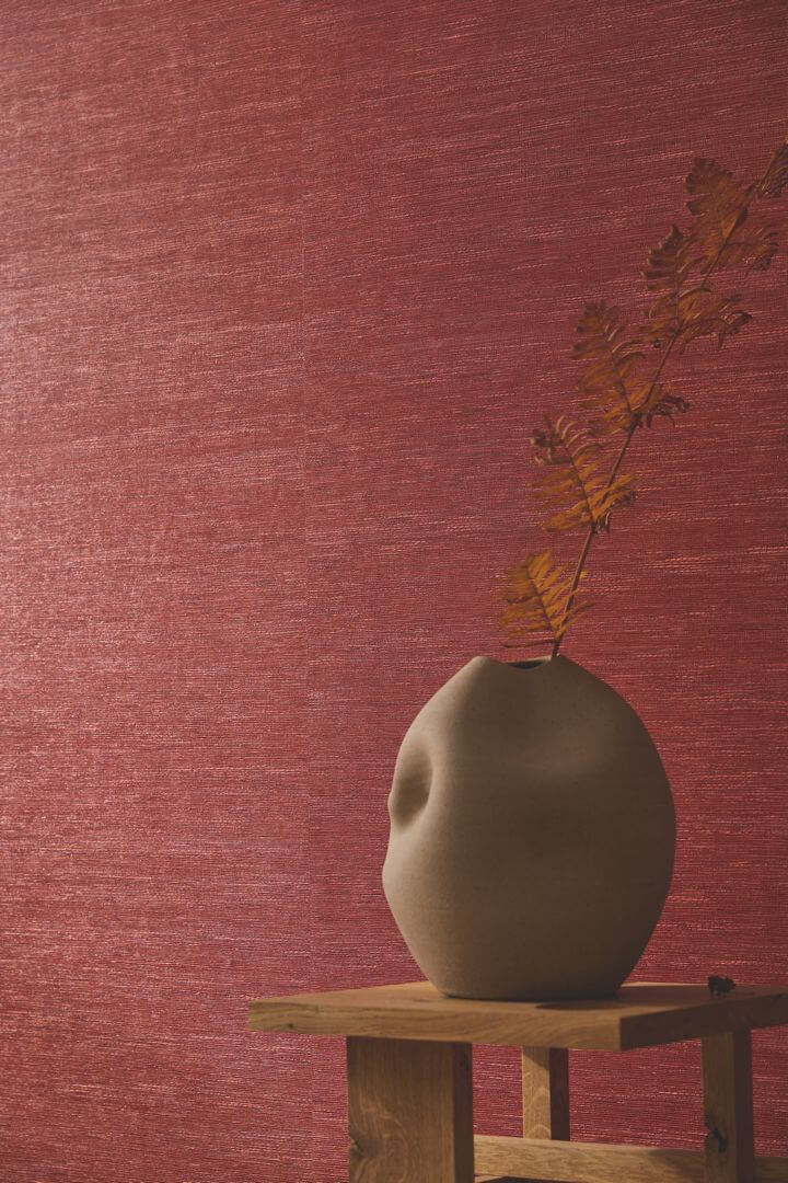 Tapeta płótno imitujące japońskie maty Casamance 75346528 Tatami Le Jacquard