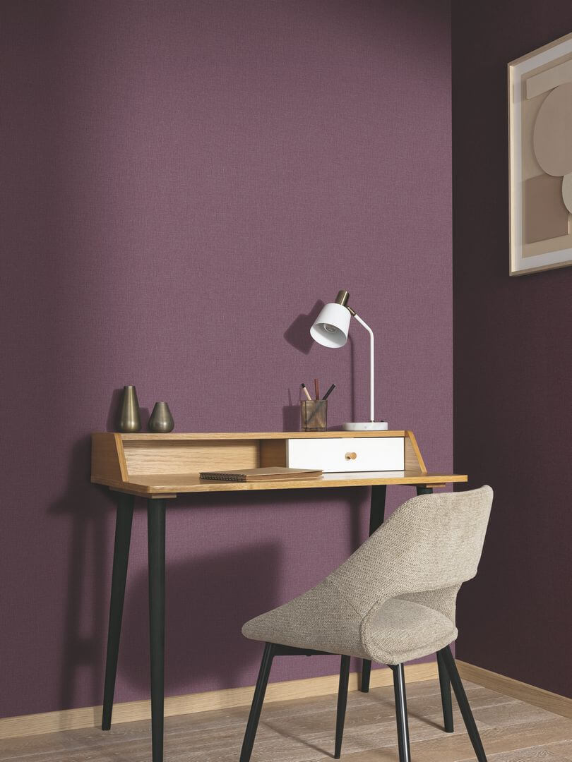 Tapeta imitująca płótno z juty Caselio 104015187 Uni Mat Jute Essentiel