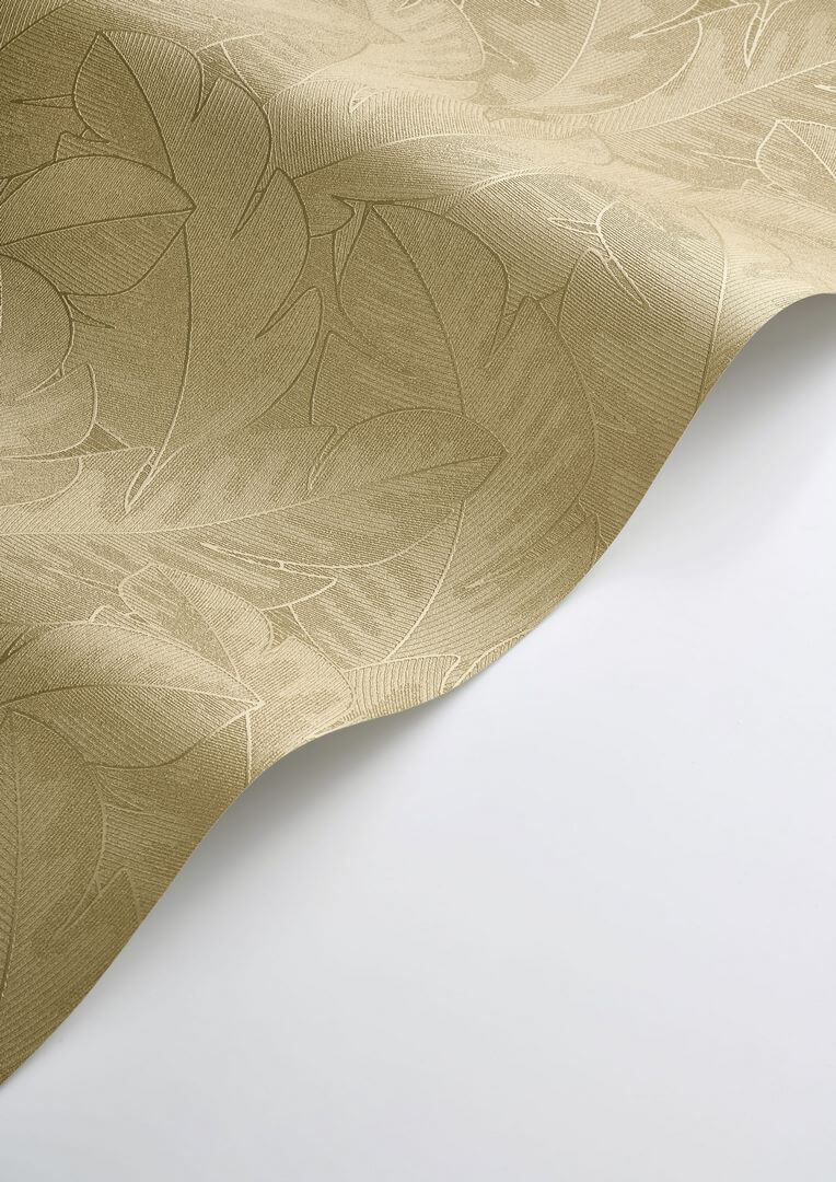 Tapeta duże liście Casadeco VEGE 201292323 Yuto Gold Vegetals