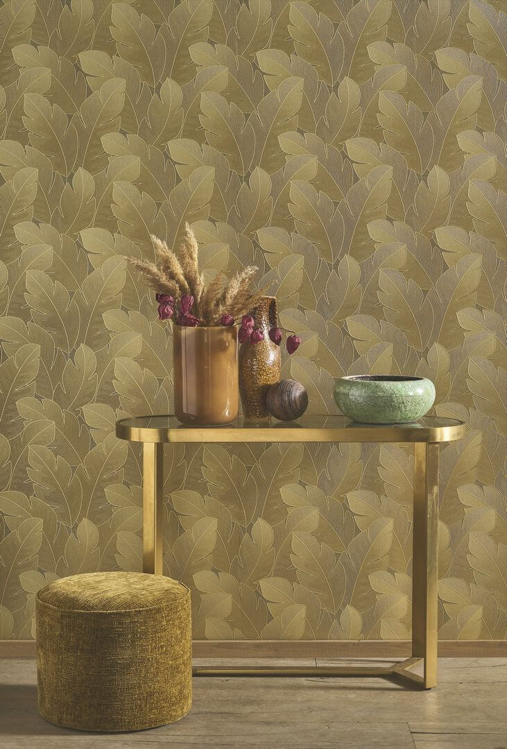 Tapeta duże liście Casadeco VEGE 201292888 Yuto Vegetals