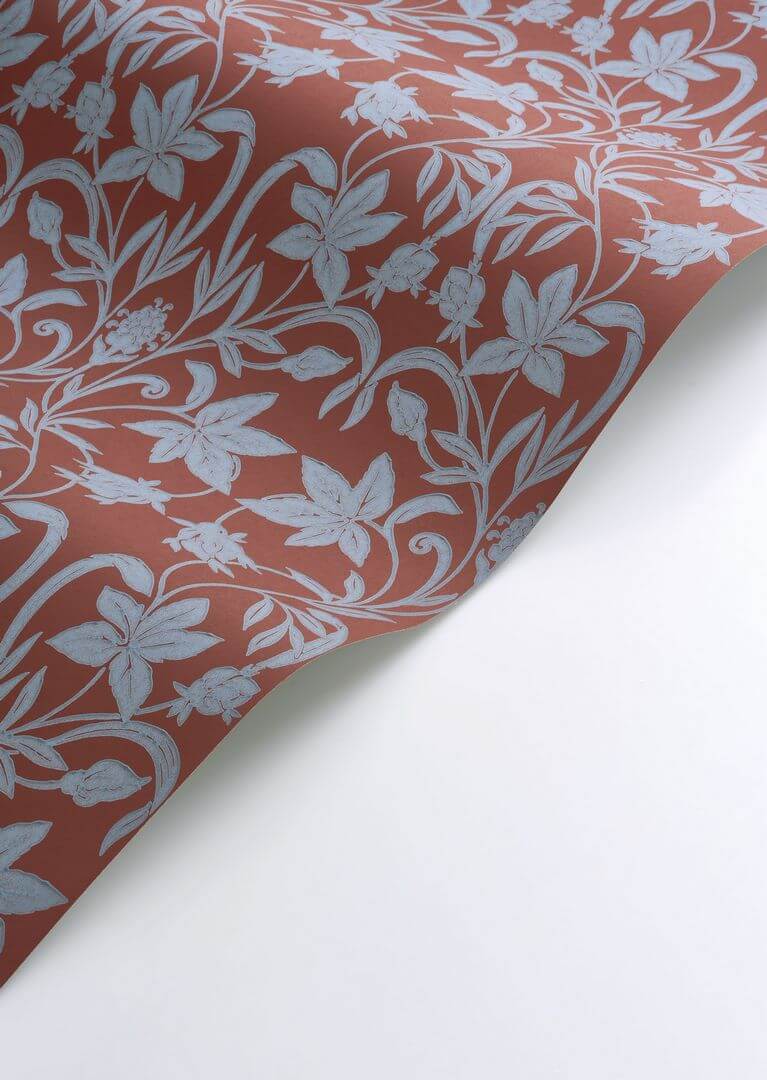 Tapeta roślinny ornament Casadeco HETA 201238665 Primrose Heritage