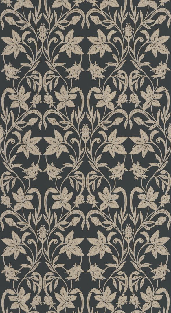 Tapeta roślinny ornament Casadeco HETA 201239371 Primrose Heritage