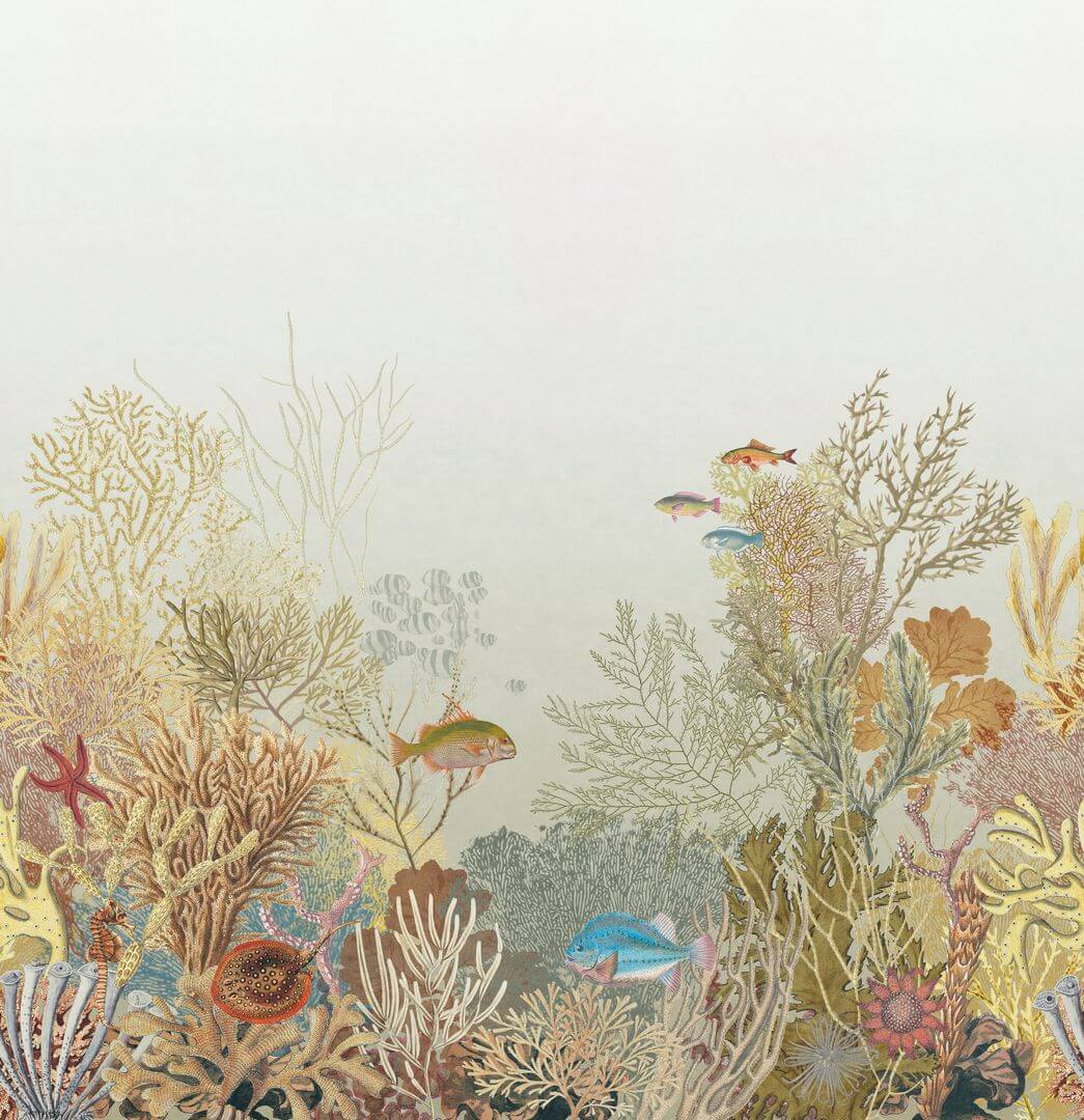 Mural podwodny krajobraz Casadeco SEAS 201540309 L Aquarium Seaside