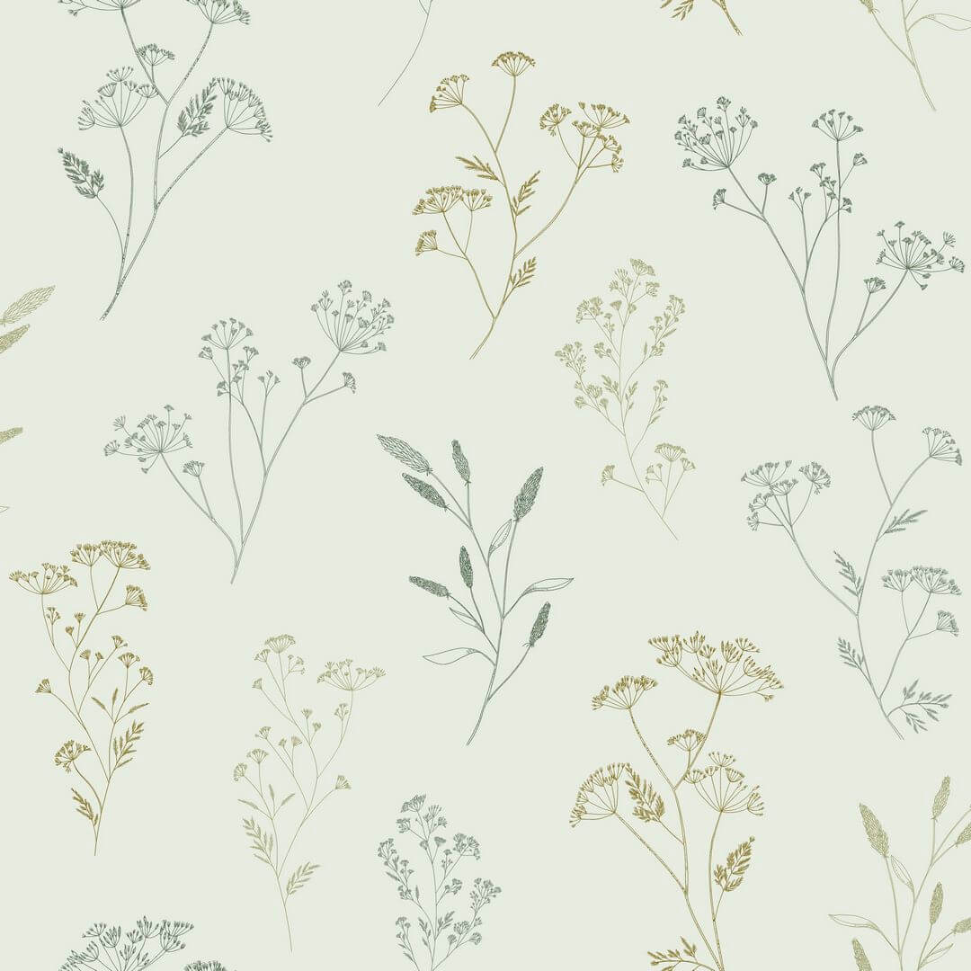 Tapeta łąka Caselio AOB 106687158 Little Graminea Art of Botany