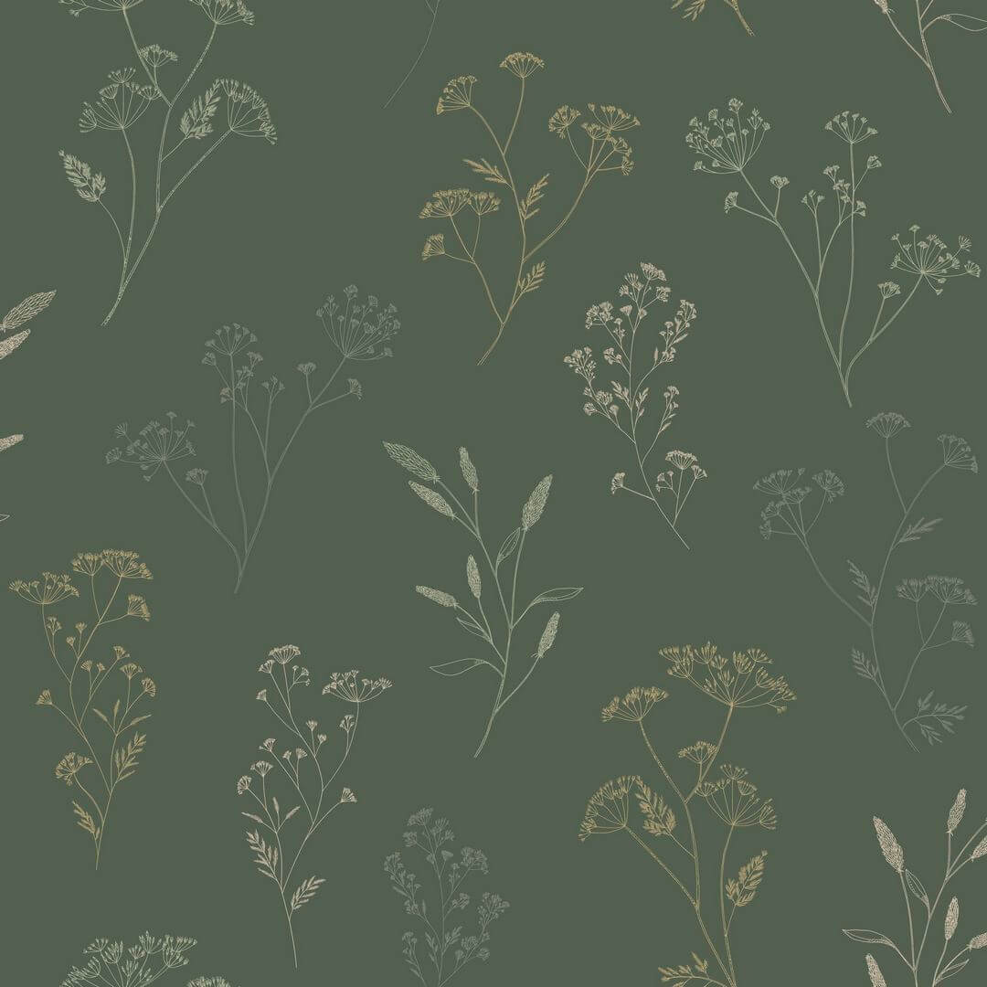 Tapeta łąka Caselio AOB 106687869 Little Graminea Art of Botany