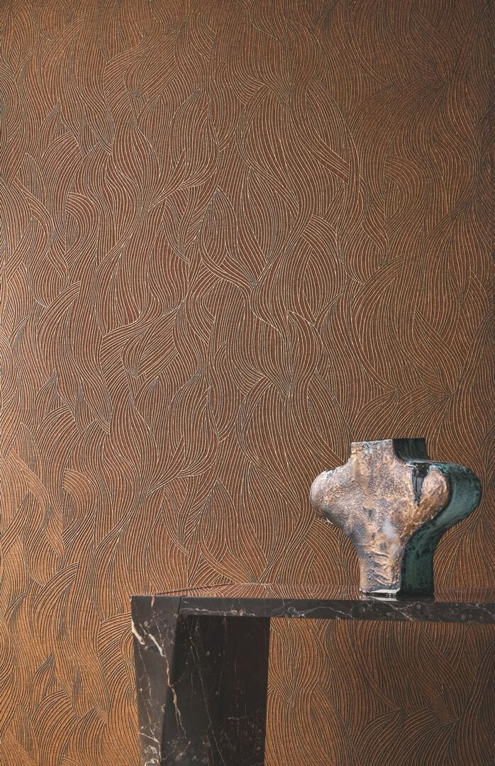 Tapeta tekstylna metaliczne linie Casamance 71620406 Alaris Linessence 2
