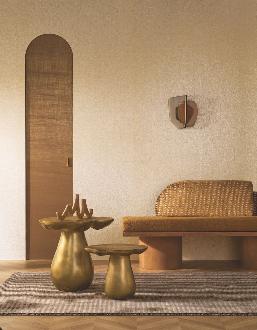 Tapeta tekstylna z efektem świetlistej przejrzystości Casamance 71670692 Radieuse Sensation