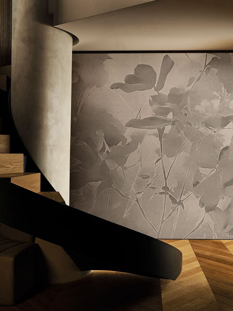Fototapeta minimalistyczna roślinność London Art 25006-02 Silken Petals Exclusive Wallpaper 2025