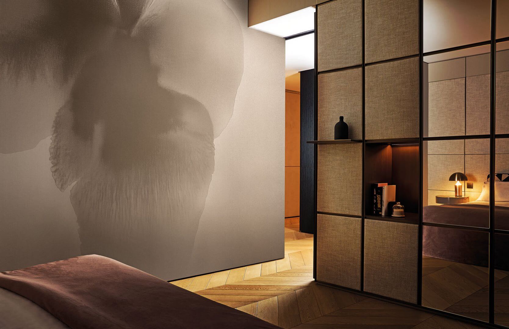 Fototapeta abstrakcyjny kwiat London Art 25007-02 Petal Glow Exclusive Wallpaper 2025