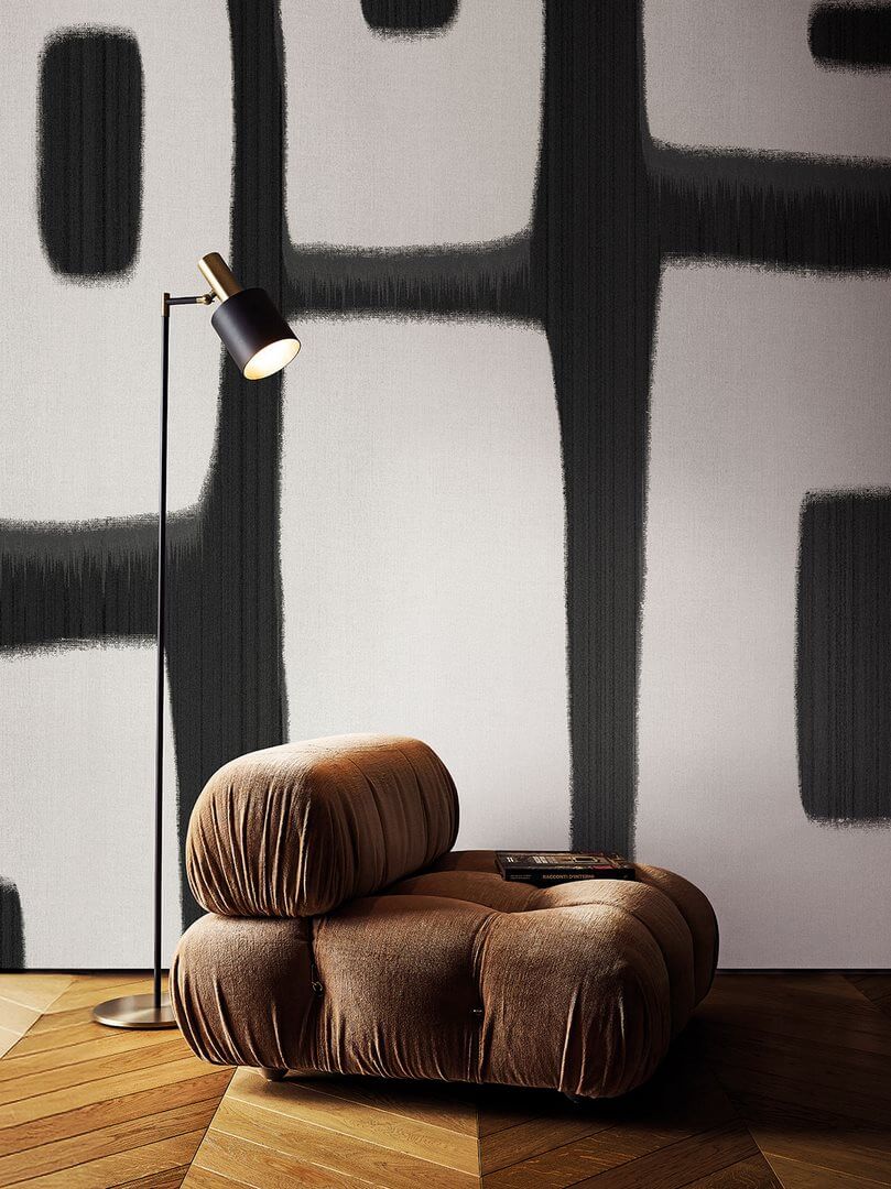 Fototapeta z graficznym wzorem London Art 25020-02 Ebony Harmony Exclusive Wallpaper 2025