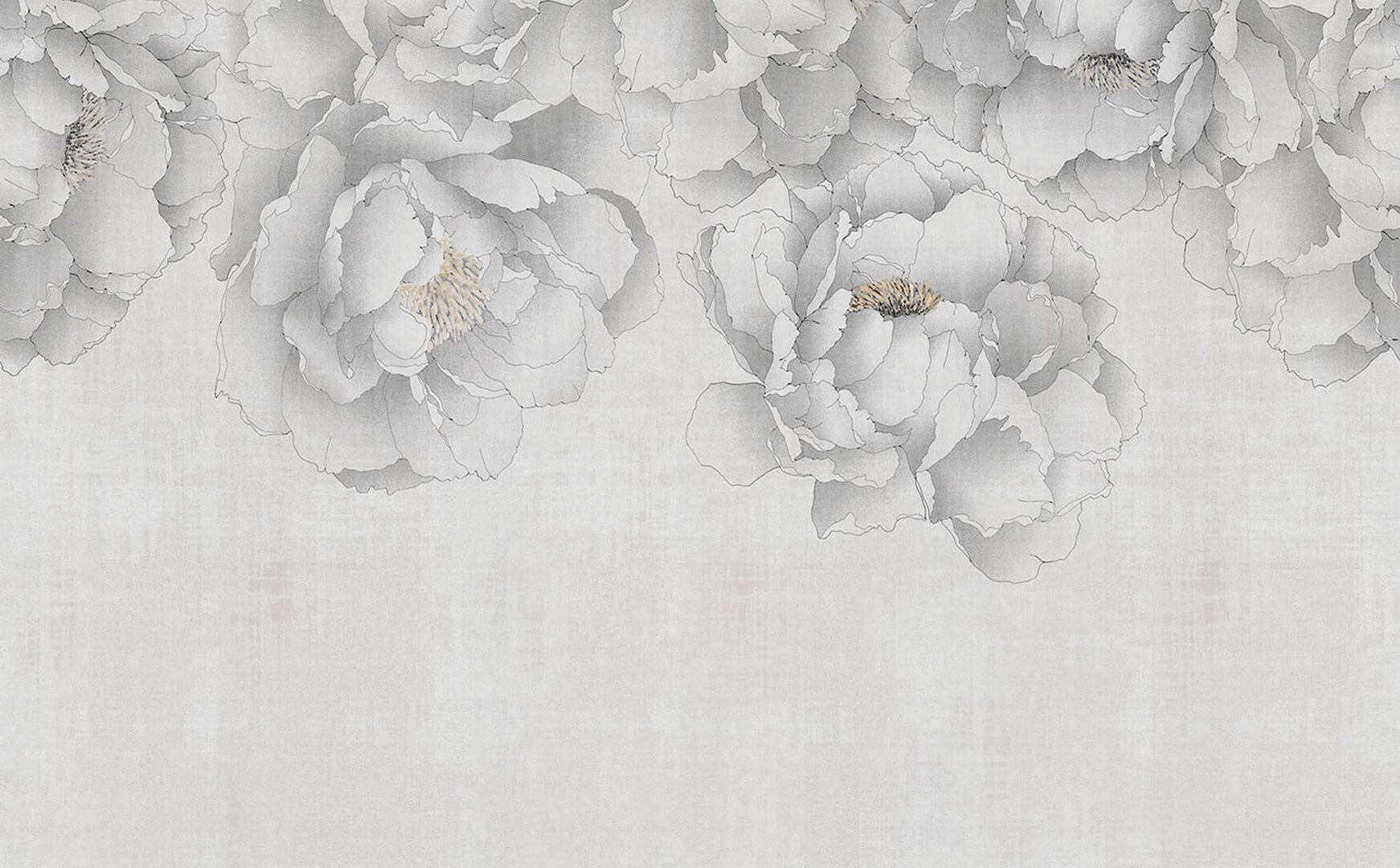 Fototapeta rysowane kwiaty London Art 25041-01 Oriental Flowers Exclusive Wallpaper 2025