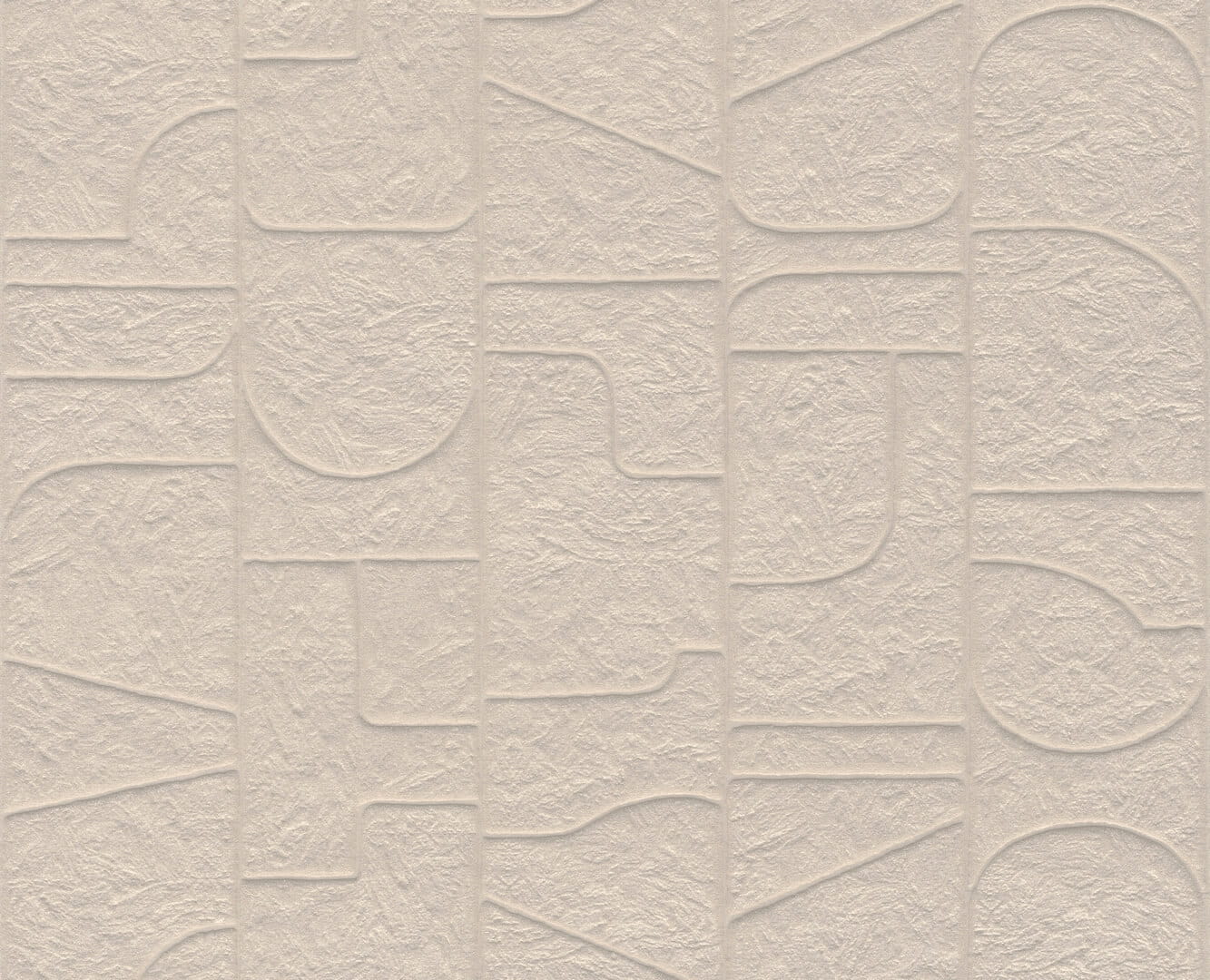 Tapeta tekstylna zaokrąglone linie 3D Arte Arcane 23911 Terra