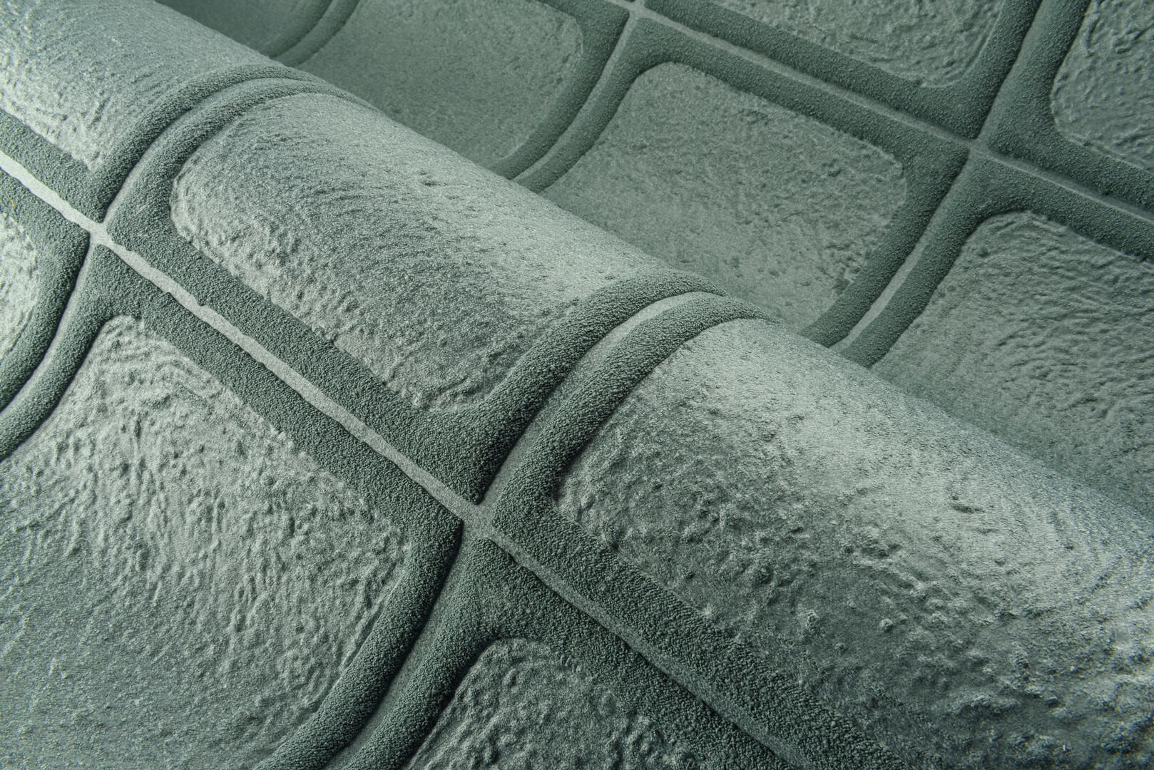 Tapeta tekstylna geometryczna 3D Arte Arcilla 23934 Terra