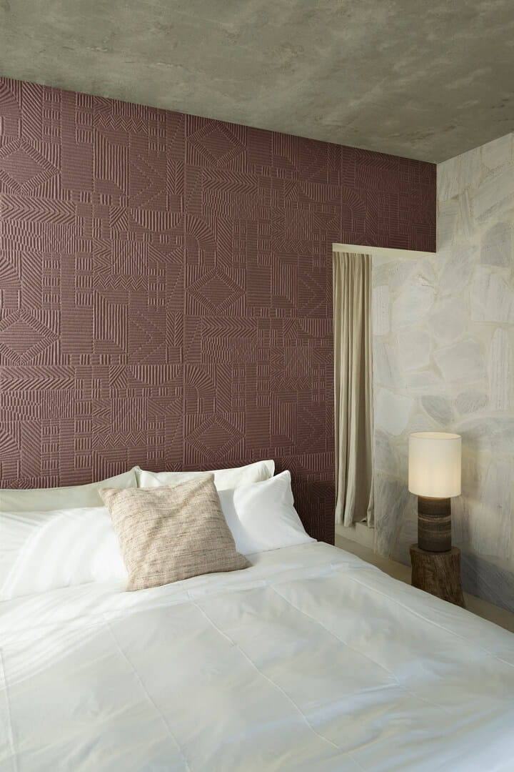 Tapeta tekstylna 3D w etnicznym stylu Arte Carvato 23922 Terra