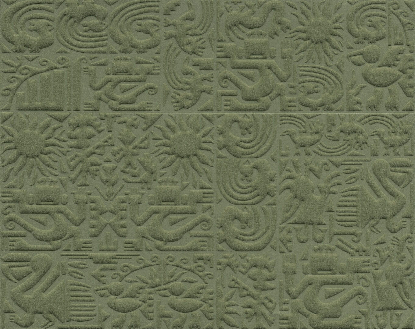 Tapeta tekstylna 3D etniczna Arte Chimu 23903 Terra