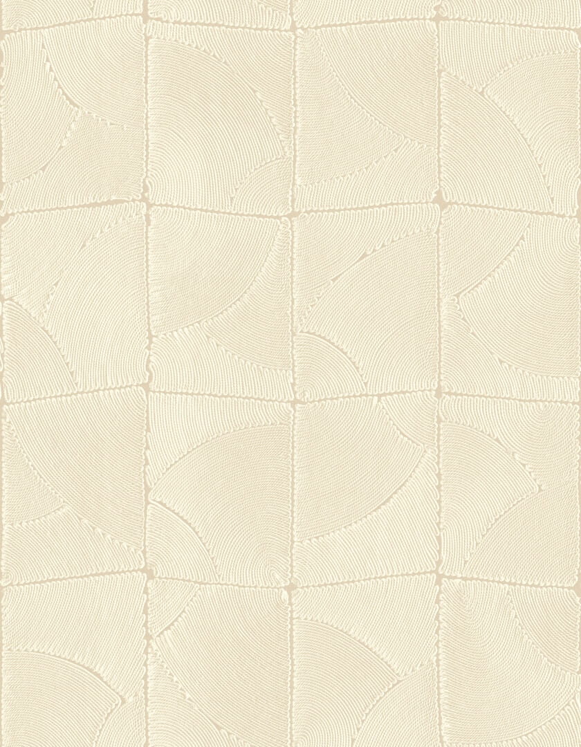 Tapeta o organicznych kształtach z jutowego sznurka Arte Atlas 64531 Tali