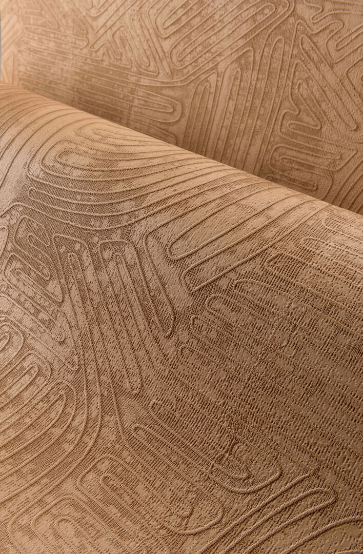 Tapeta strukturalna z efektem tynku i sznurka Arte Tamba 60727 Tali