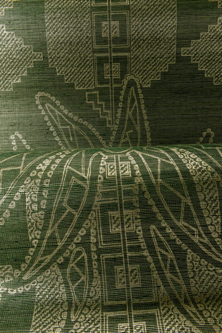 Tapeta sizalowa z tłoczonym motywem palm Arte Fenua 31702 Marquesa
