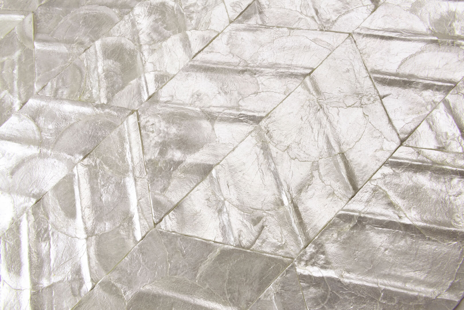 Tapeta z muszli Capiz z geometrycznym wzorem Arte Lucea 70310 Luster