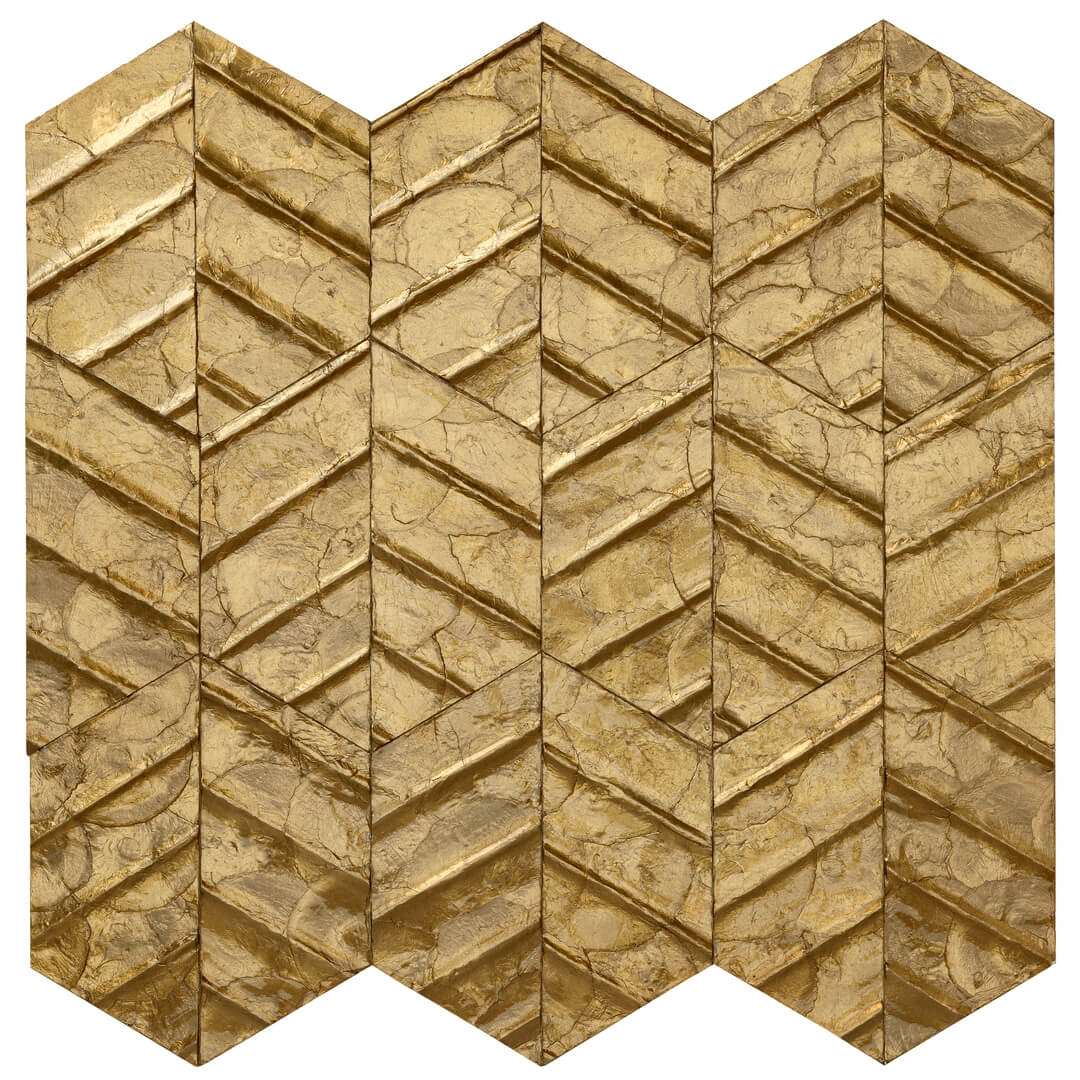 Tapeta z muszli Capiz z geometrycznym wzorem Arte Lucea 70313 Luster