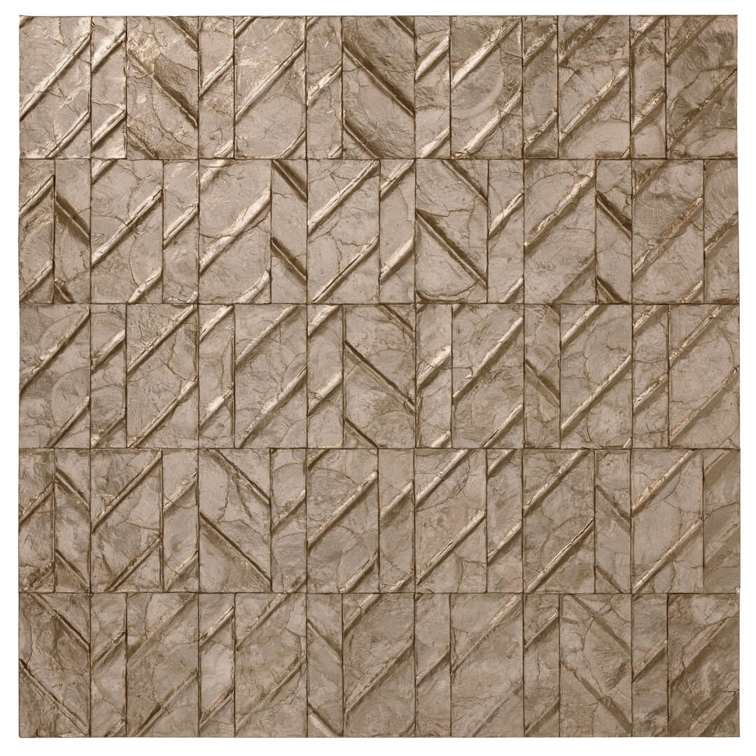 Tapeta z muszli Capiz z geometrycznym wzorem Arte Perula 70302 Luster
