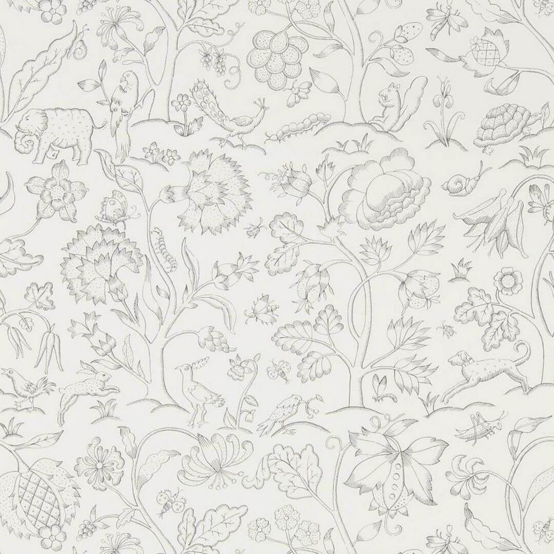 Tapeta botaniczna ze zwierzętami Morris & Co. Middlemore  216693 Melsetter