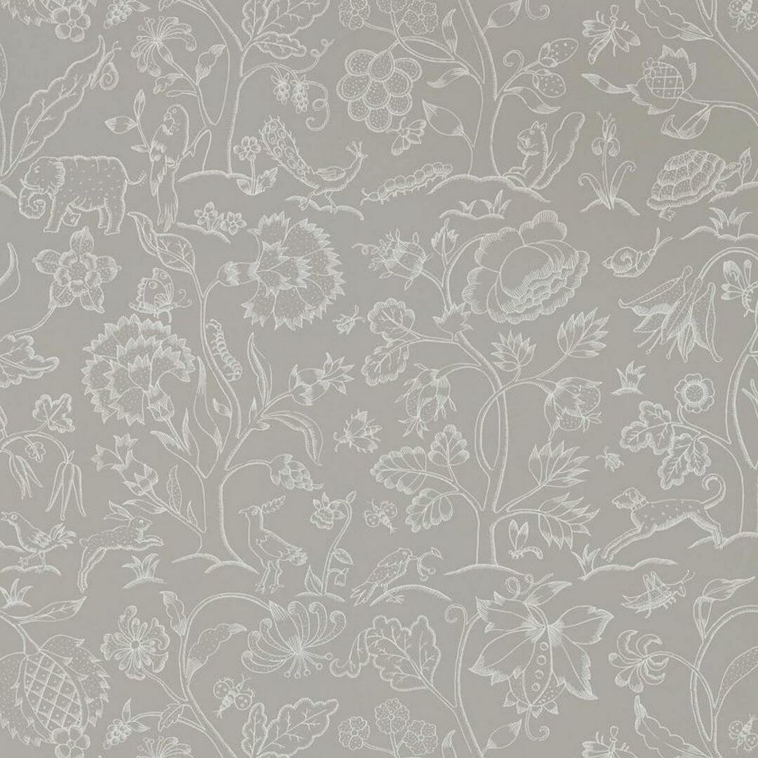 Tapeta botaniczna ze zwierzętami Morris & Co. Middlemore  216697 Melsetter