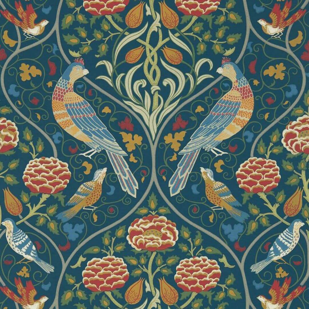 Tapeta botaniczna Morris & Co. Seasons By May 216686 Melsetter